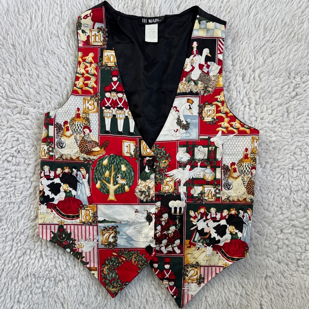 Vintage Christmas Vest